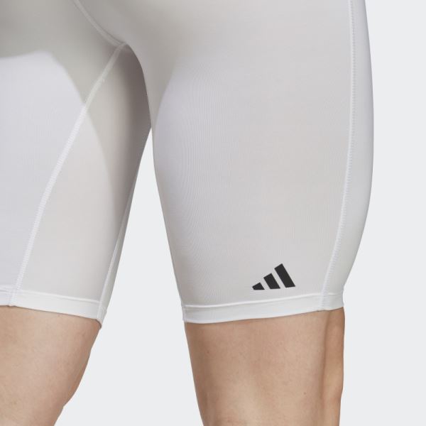 Techfit Training Short Tights White Adidas