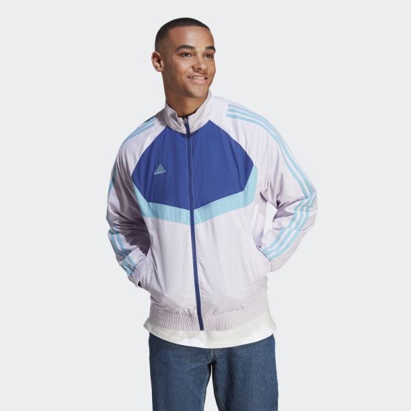 Hot Tiro Woven Jacket Silver Dawn Adidas