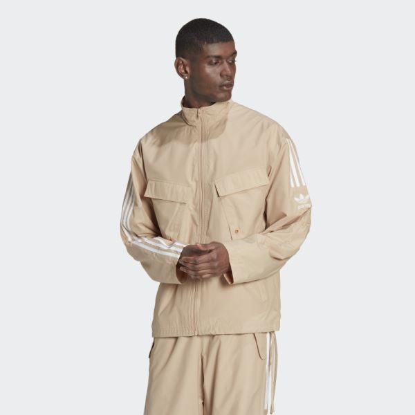 Adicolor Parley Track Jacket Beige Adidas