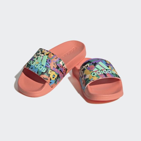 Adilette Shower Sandals Coral Adidas