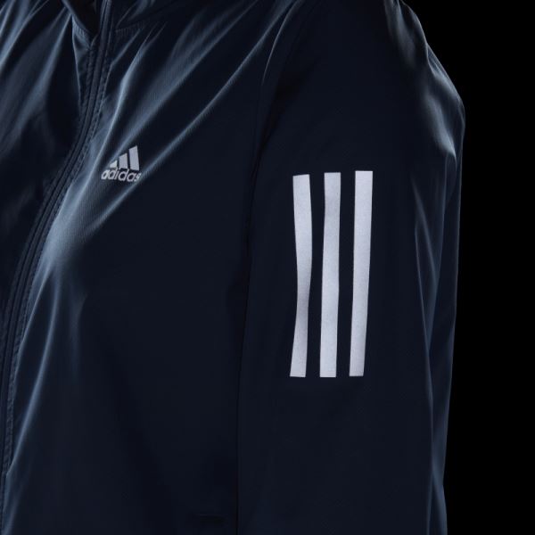 Own the Run Hooded Running Windbreaker Steel Adidas Fashion