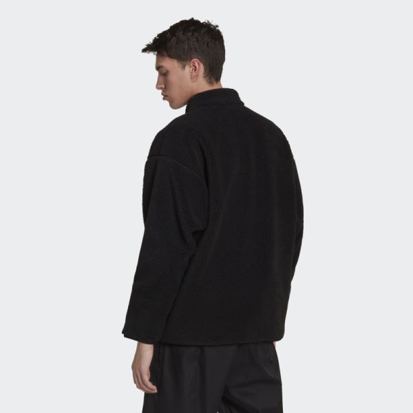 Adidas Reclaim Sherpa Jacket Black