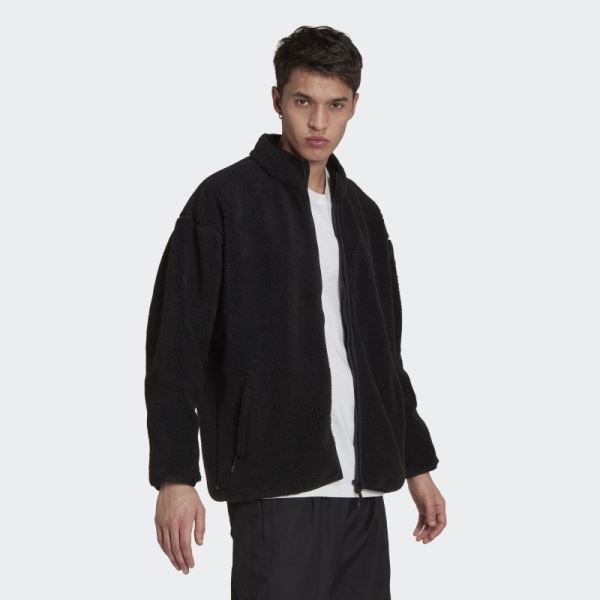 Adidas Reclaim Sherpa Jacket Black