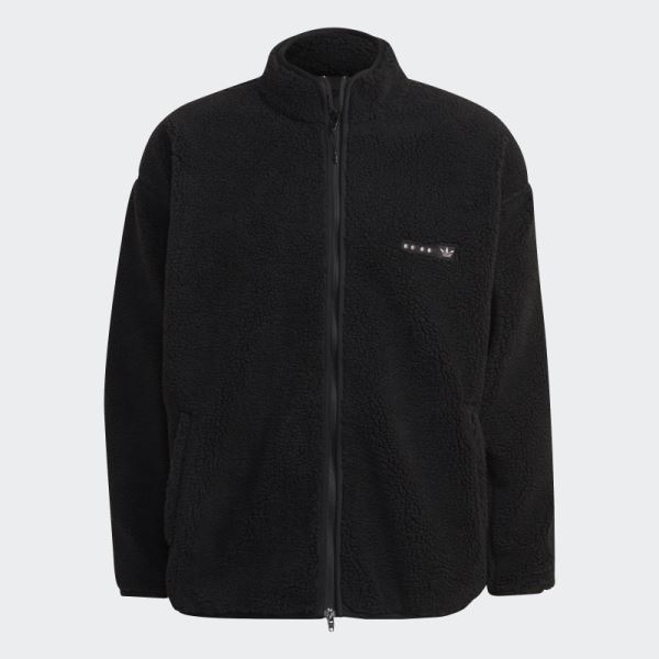 Adidas Reclaim Sherpa Jacket Black