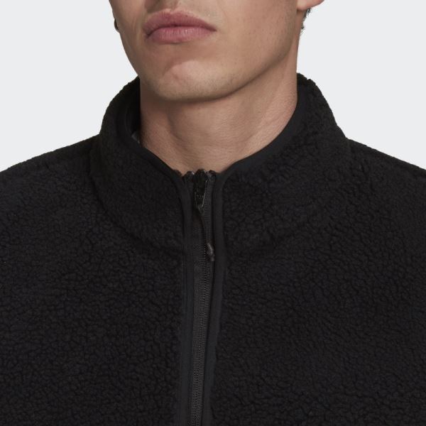 Adidas Reclaim Sherpa Jacket Black