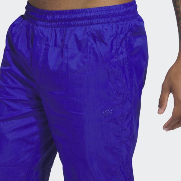 Adidas Blue Premium Essentials Crinkle Nylon Pants