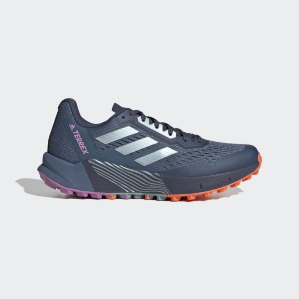 Adidas TERREX AGRAVIC FLOW 2 TRAIL RUNNING SHOES Grey Met