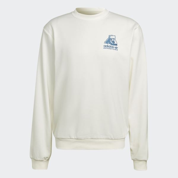 Adidas Adventure Winter Crewneck Sweatshirt Hot White