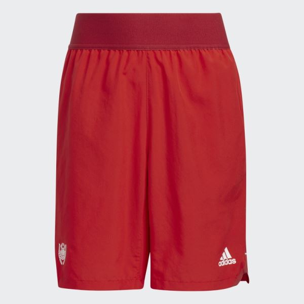 Red Adidas Donovan Mitchell D.O.N. Issue #4 Shorts