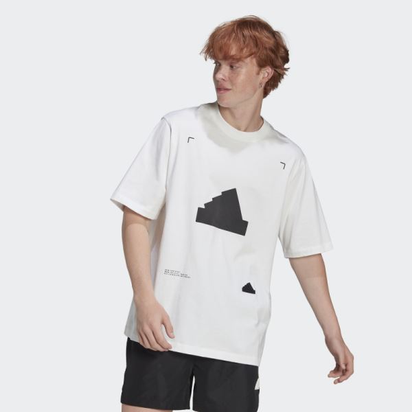 White Adidas Oversized Tee