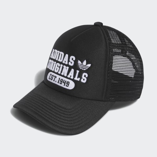 New Prep Trucker Hat Kids Black Adidas