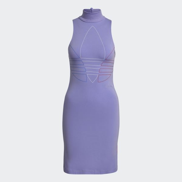 Adidas ADICOLOR TRIOCOLOR TANK DRESS Light Purple