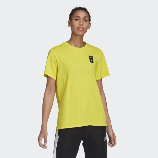 Adidas Yellow Colombia Tee