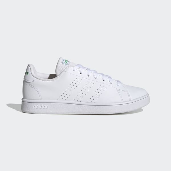 Adidas White Advantage Base Court Lifestyle Shoes