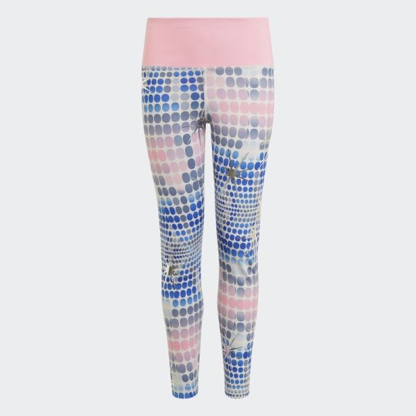 Dance Allover Print Tights Steel Adidas