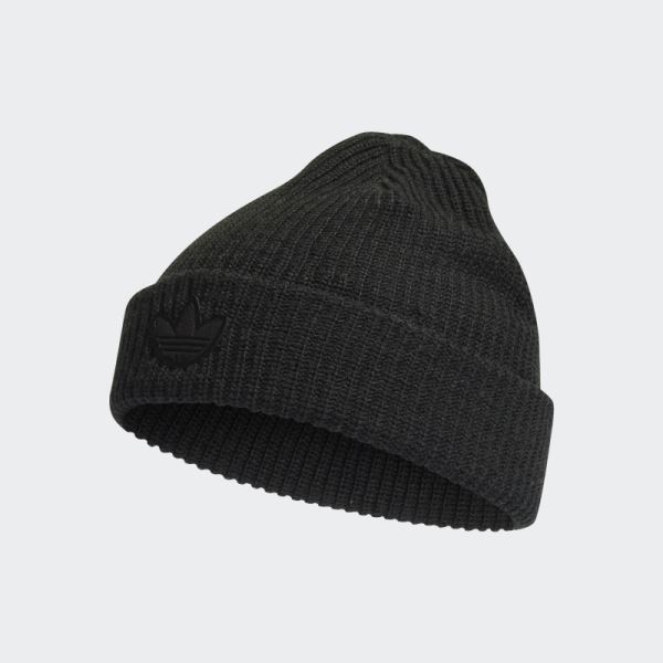 Black Adidas Adicolor Contempo Short Beanie