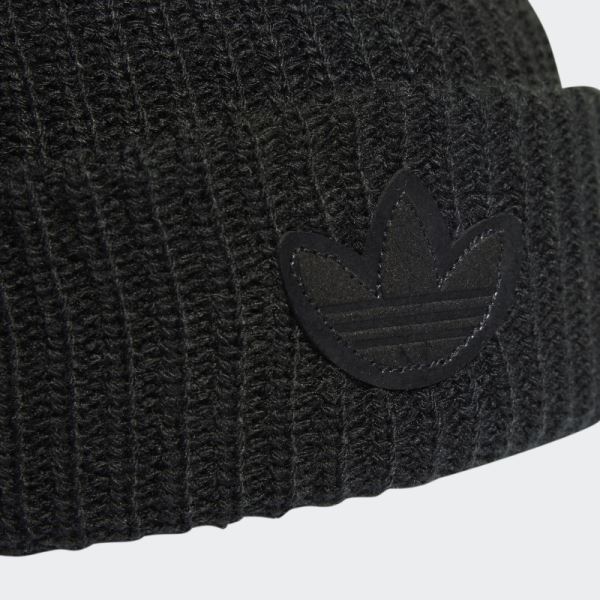 Black Adidas Adicolor Contempo Short Beanie