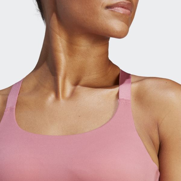 Pink TLRD Impact Luxe Training High-Support Bra Adidas