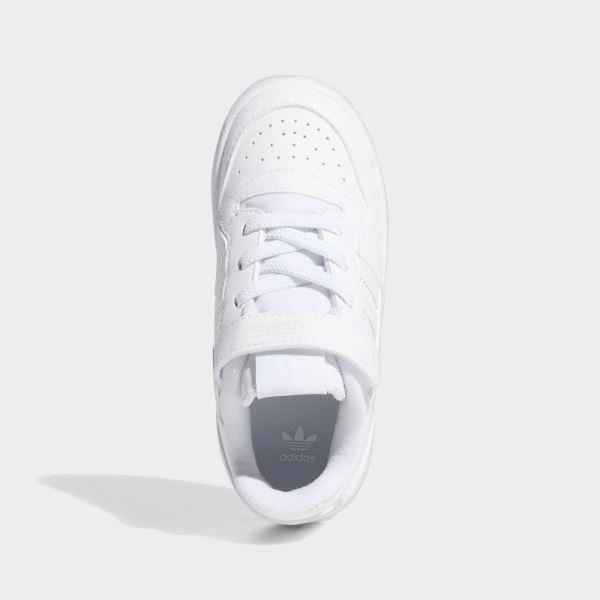 Adidas White Forum Low Shoes