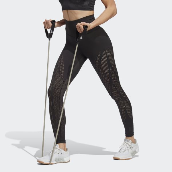 Optime Training Luxe Best of Adidas 7/8 Leggings Black Hot