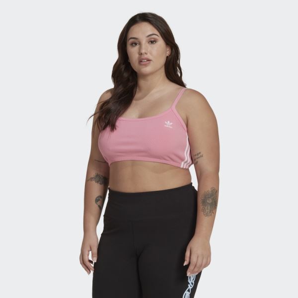 Adicolor Classics Bra Top (Plus Size) Adidas Pink