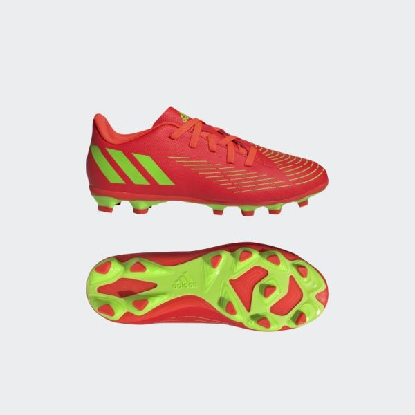 Adidas Red Predator Edge.4 Flexible Ground Cleats