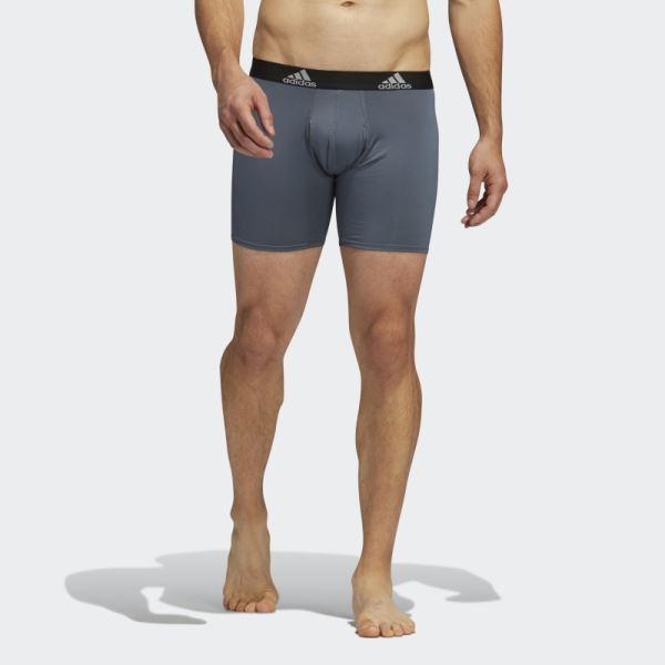 Adidas Grey Performance Boxer Briefs 3 Pairs