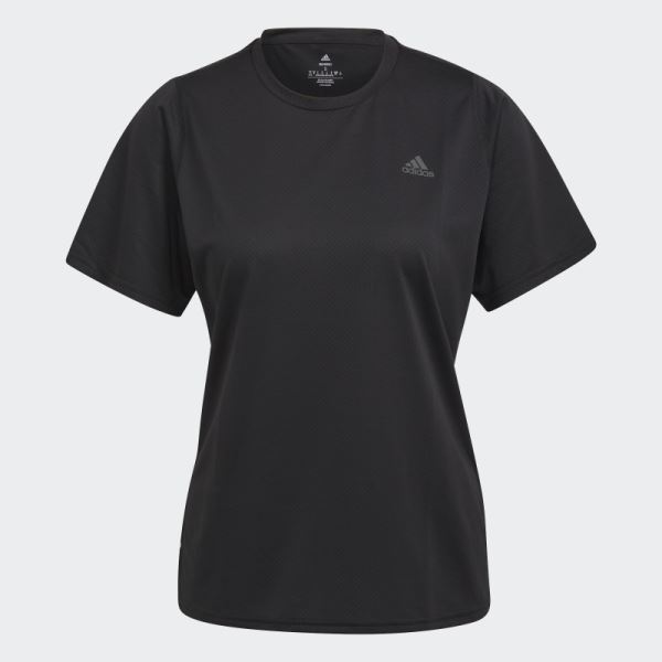 Adidas Run Icons Running Tee Black