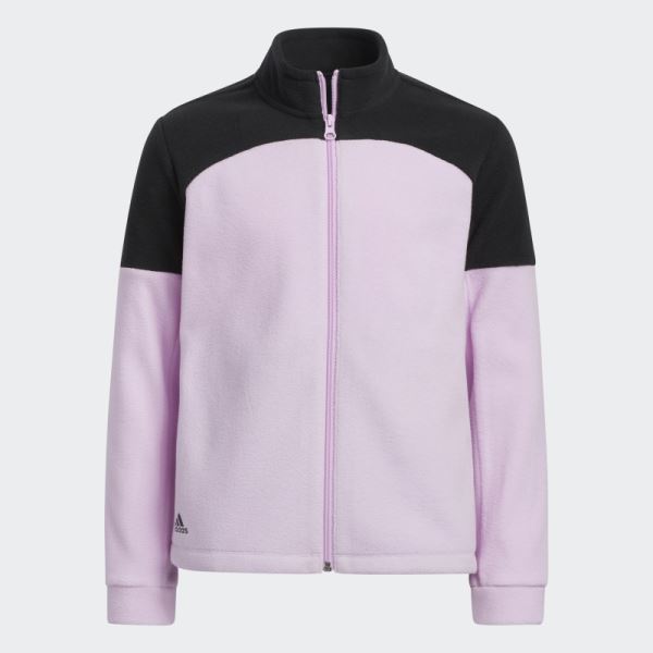 Black Adidas Colorblock Golf Jacket