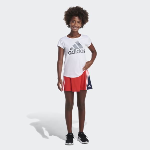 3-Stripes Skort Red Adidas