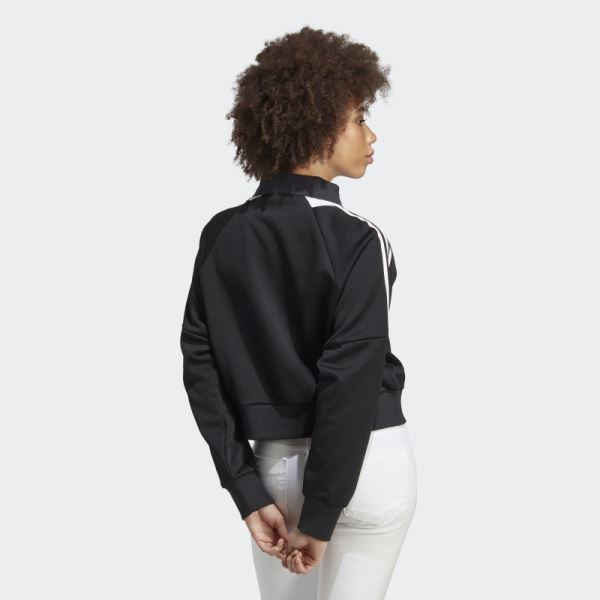 Adidas Track Sweatshirt White Fashion