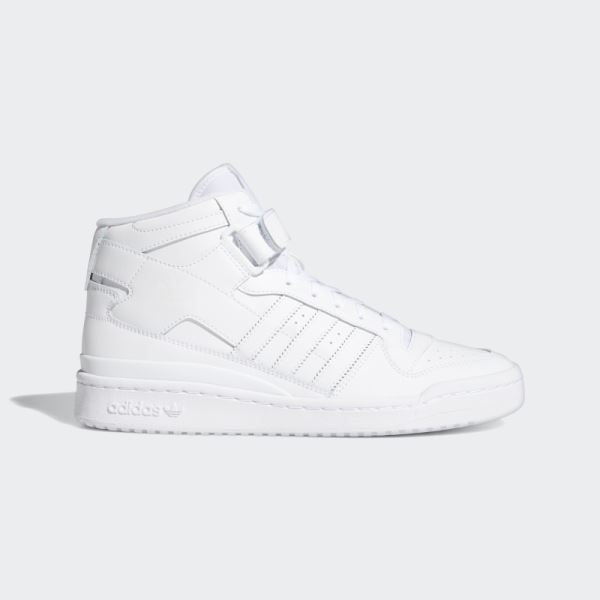 Forum Mid Shoes Adidas White