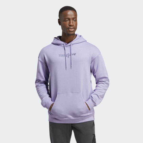 Lilac Real Madrid Hoodie Adidas