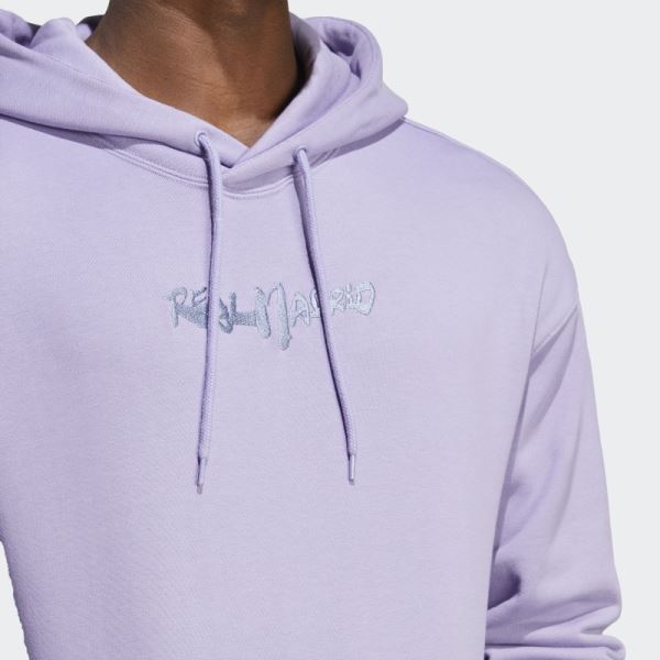 Lilac Real Madrid Hoodie Adidas