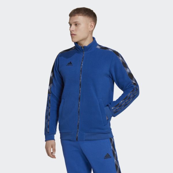 Adidas Royal Blue Tiro Winterized Track Jacket