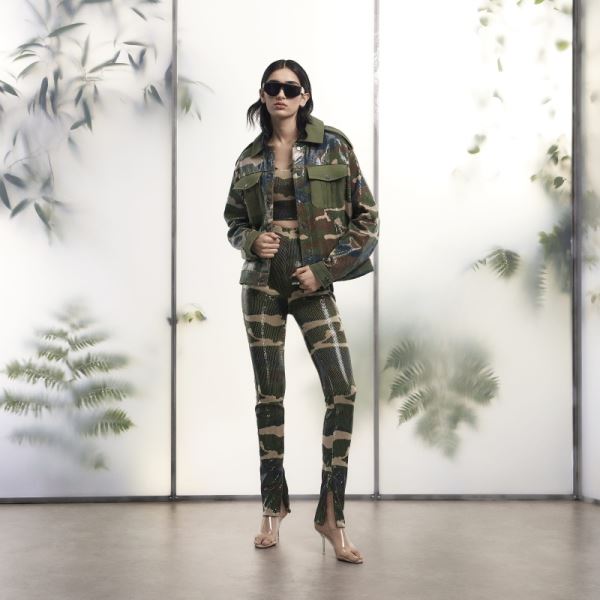 Aop Camo Sequin Pants Adidas Fashion