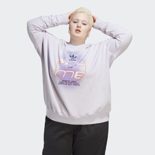 Always Original Sweatshirt (Plus Size) Adidas Silver Dawn