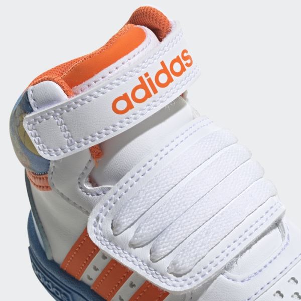 Adidas Mickey Mid Hoops Shoes Orange