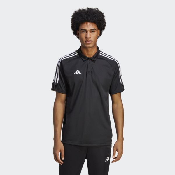 Adidas Tiro 23 League Polo Shirt Black