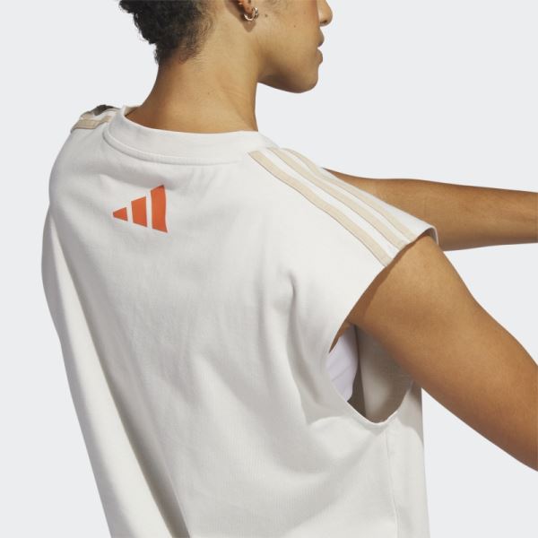 Select Sleeveless Top Adidas Aluminium