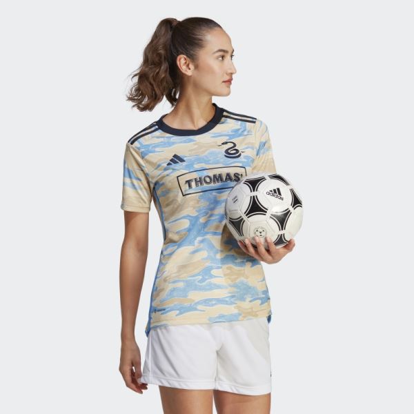 Sand Philadelphia Union 23/24 Away Jersey Adidas