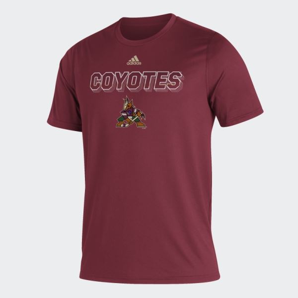 Adidas Coyotes Tee Burgundy