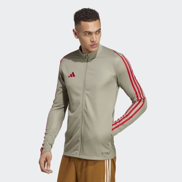 Tiro 23 League Training Jacket Silver Pebble Adidas