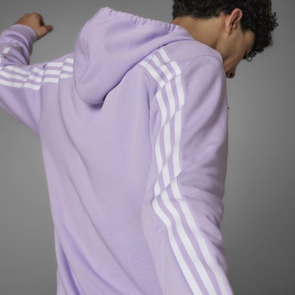 Adidas Future Icons Hyperpulse Hoodie (Gender Neutral) Purple Glow