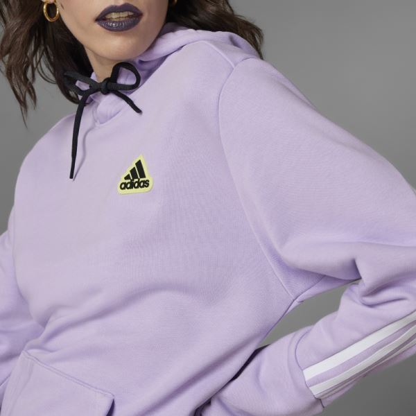 Adidas Future Icons Hyperpulse Hoodie (Gender Neutral) Purple Glow