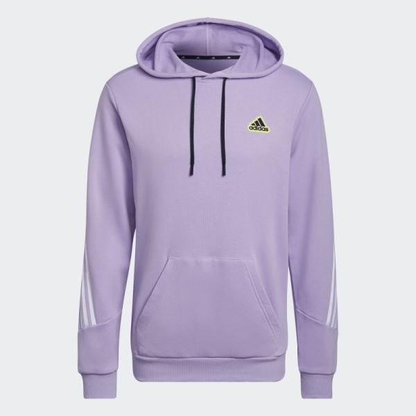 Adidas Future Icons Hyperpulse Hoodie (Gender Neutral) Purple Glow