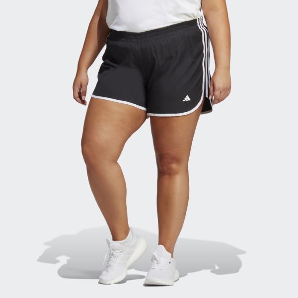 Adidas Marathon 20 Running Shorts (Plus Size) Black