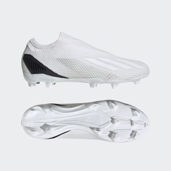 Adidas X Speedportal.3 Laceless Firm Ground Boots White