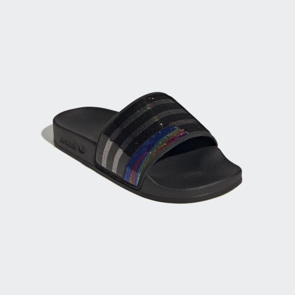 Adidas Adilette Slides Silver