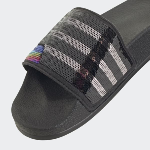 Adidas Adilette Slides Silver